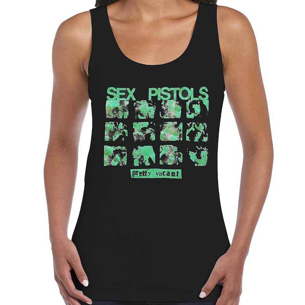 The Sex Pistols Ladies Vest T-Shirt: Pretty Vacant (Small) 4XL