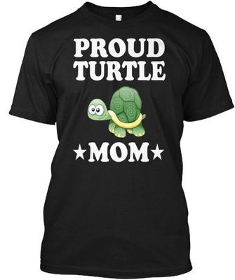 Stolze Schildkrötenmama – Lustiges Schildkröten-T-Shirt, hergestellt in den USA, Größen S bis 5XL