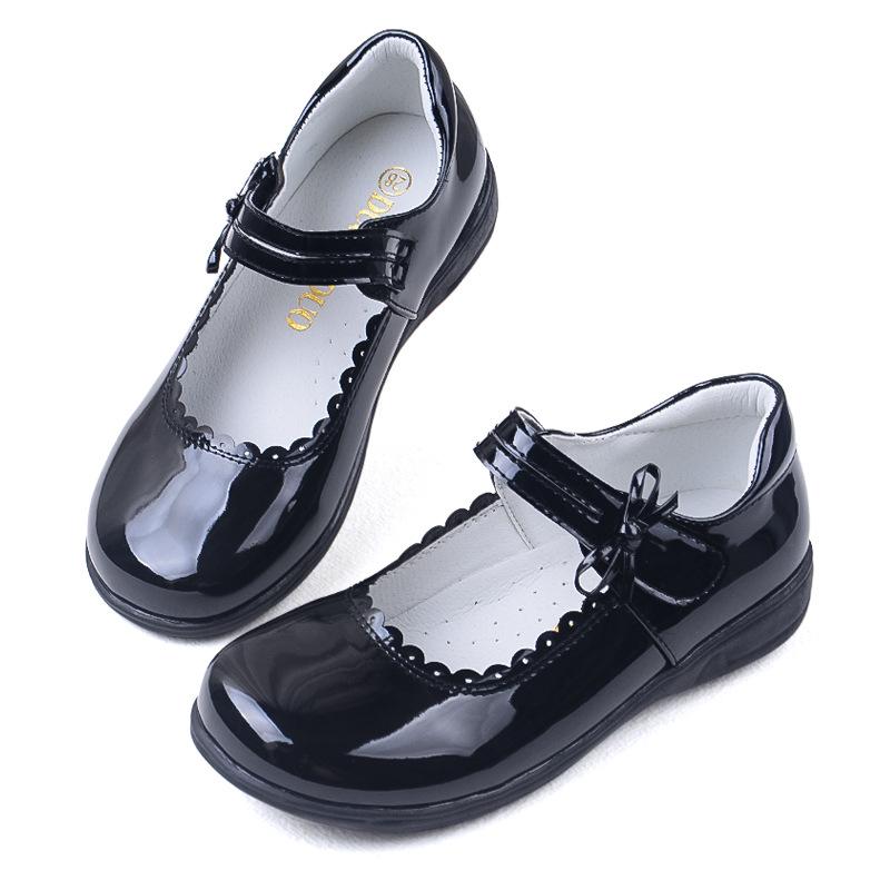 

Children Girls Leather Shoes Girls Party Footwear New Children Soft Bottom Single Shoes Kids Dance Performance Footwear 40