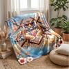 Tiger Majesty In Art Theme Blanket Lightweight Warm Flannel Blanket Decorative Throw Blanket for Home Decoration