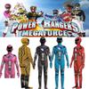 Kids Mighty Morphin Power Rangers Costume Jumpsuit For Halloween Or Cosplay Parties