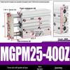 Compact Three-Axis Pneumatic Guided Rod Cylinder 12/16/20/25/32-10/20/40/50/75z
