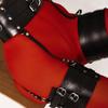 PU-Leder Strumpfhalter Geschirr, Gothic Bein Geschirr PU-Leder, Accessoires Für Party Dating Oberschenkel Bein Geschirr Damen
