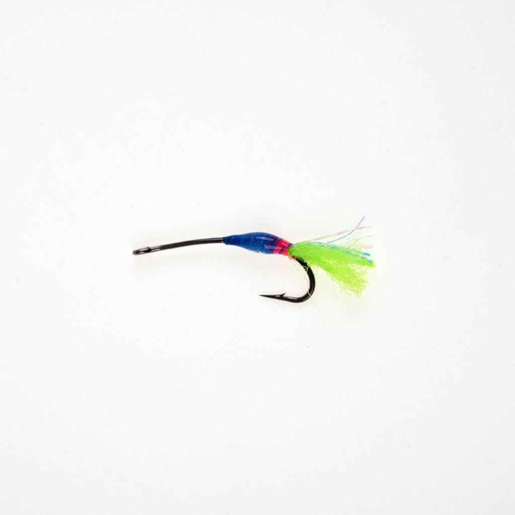 Luminous Fluorescent Fishing Hooks: Colorful Ice, Sea, Fly Fishing Rigs with Long Handles and Barbs for Bass