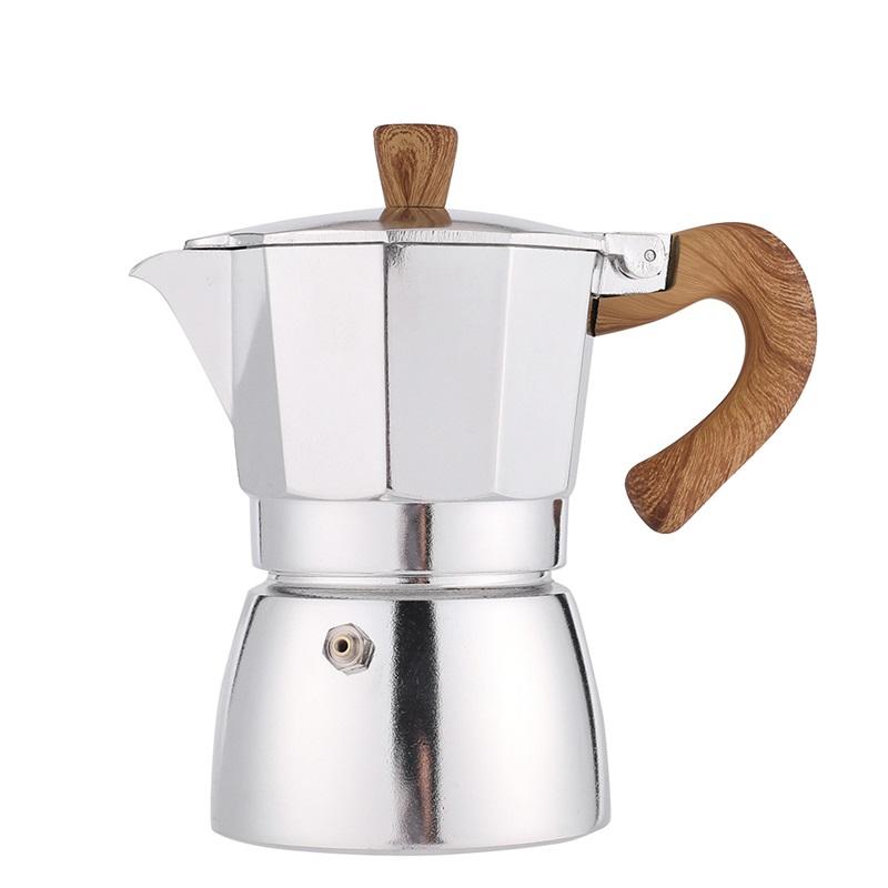 Coffee Pot Explosive Mocha Pot Coffee Pot Set Thickened European-style Octagonal Pot Coffee Tool