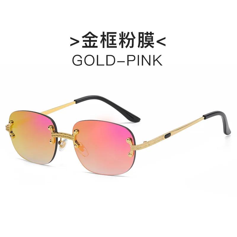 Small Metal Sunglasses Vintage Oval Frame UV400 Luxury Brand Design for Women Men Mirror Sun Glasses Gafas De Sol