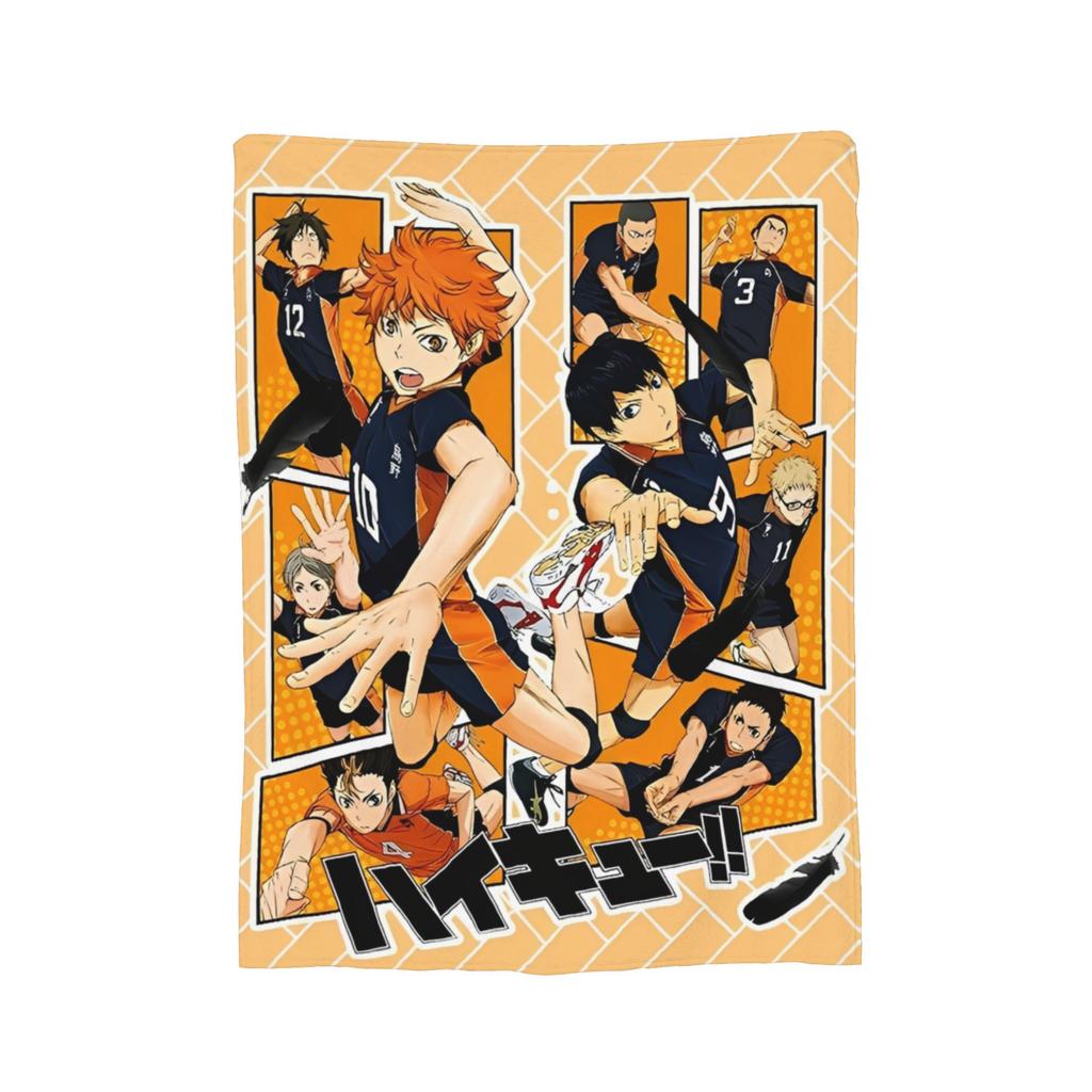 Anime Haikyuu Plush Blankets Miya Atsumu Manga Novelty Throw Blankets for  Sofa Bedding Lounge 150*125cm Quilt,