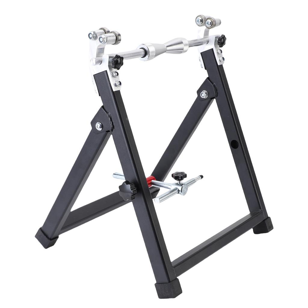 Motorcycle Wheel Balancer Truing Stand Foldable Portable Adjustable Centering Cones Rim Tire Balancer for Sport Dirt