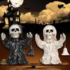 Spooky Halloween Small Ornaments Skeleton Resin Festival Ornaments  Desktop
