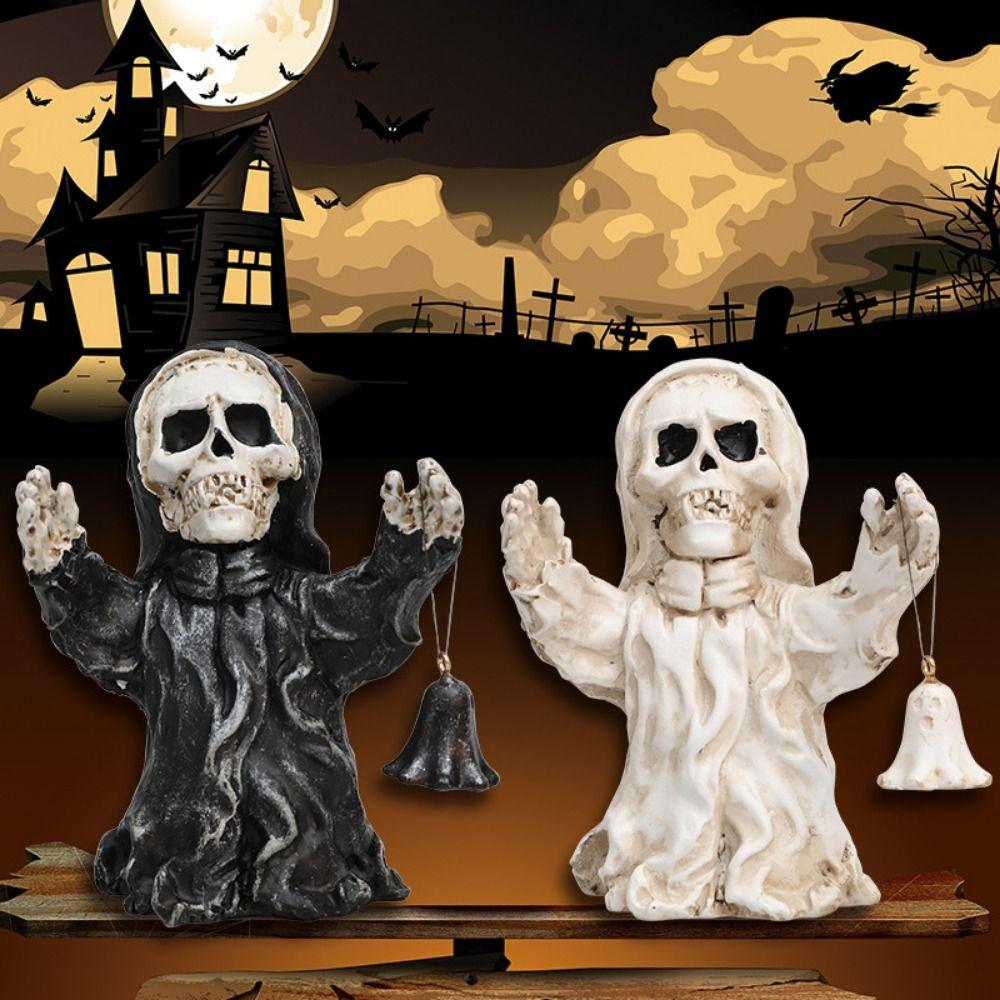 Spooky Halloween Small Ornaments Skeleton Resin Festival Ornaments  Desktop