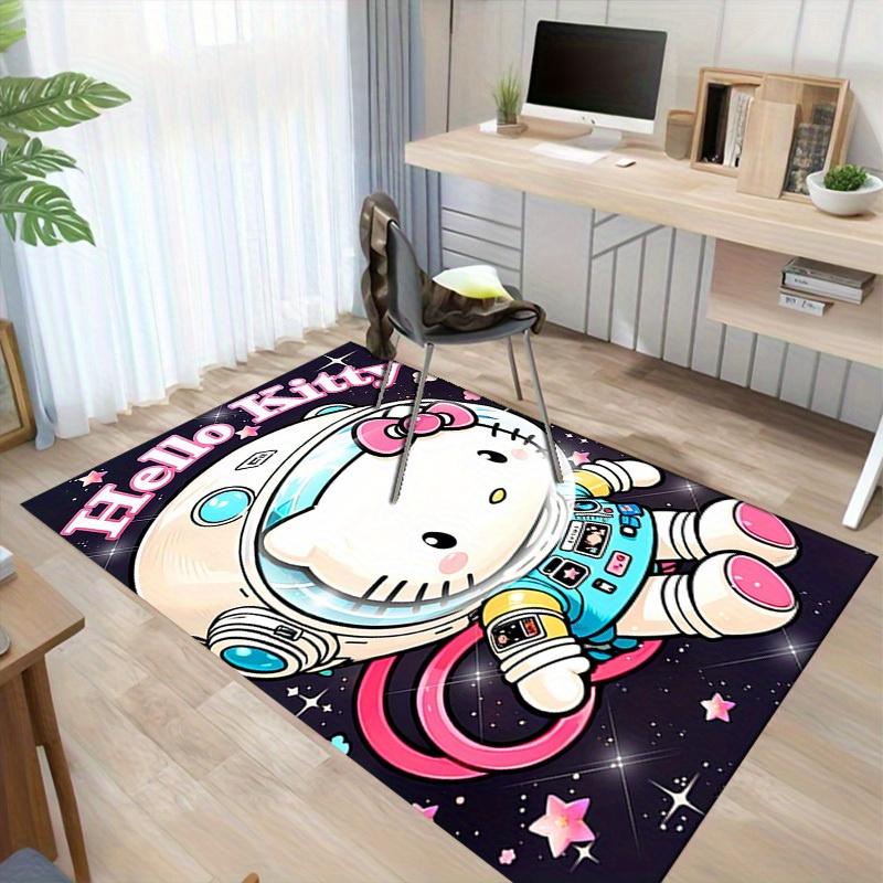 1pc Hello Kitty Astronaut Rug - Cute Hello Kitty Gifts for Room Decor, Office Rugz135