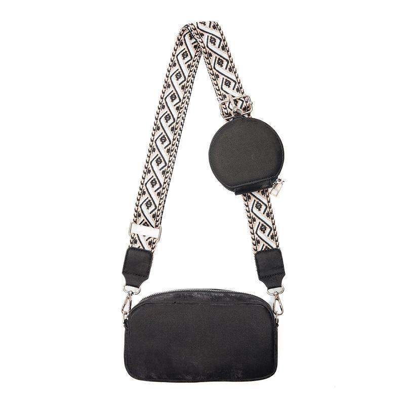 

Women Fashion Shoulder Bags and Coin Purse Mother-child Package Phone Bag Crossbody Messenger Bags GZW 2pcs/set чёрный