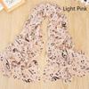 Ladies Gift Accessory Treble Clef Printed Chiffon Silk Scarf Shawl Muffler Music Note Printed Scarf