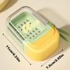 Portable Travel Soap Box Household Cartoon Dopamine Waterproof Soap Box Creative Travel Dedicated Soap Box Supplies Accessories