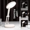 Folding Desk Lamp Pink Eye Protection Table Lamp Cute Cat Ear Night Light Portable Reading and Learning Desk Lamp