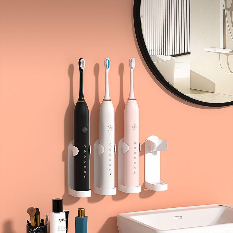Electric Wall-Mounted Toothbrush Holder - Punch-Free Storage Bracket