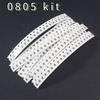 200 Stück SMD-Widerstands-Sortiment-Kit - 0603 0805 1206, 0,1R~1R, 10 Typen*20 Stück, für DIY-Elektronikbauteile-Set mit hoher Präzision