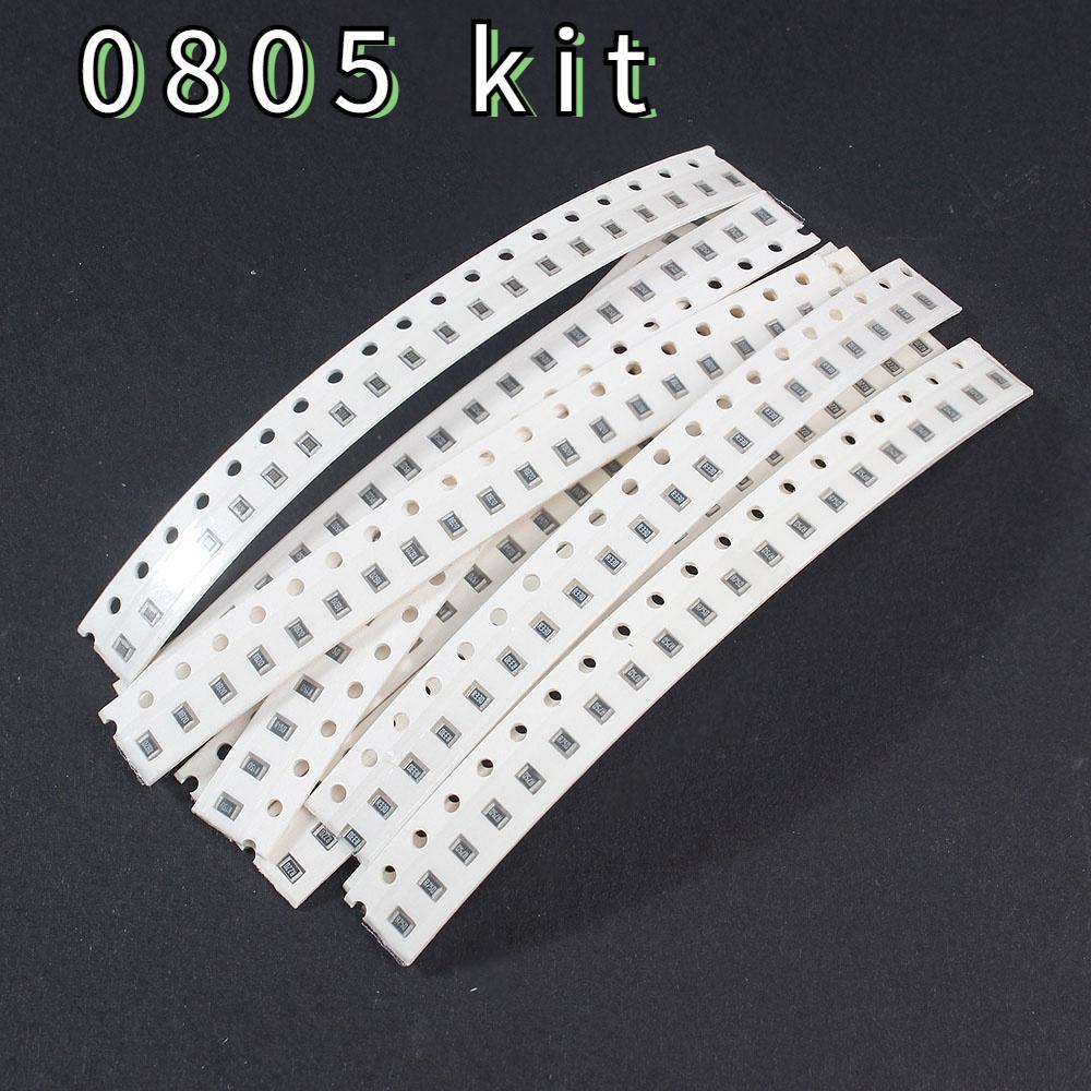 200 Stück SMD-Widerstands-Sortiment-Kit - 0603 0805 1206, 0,1R~1R, 10 Typen*20 Stück, für DIY-Elektronikbauteile-Set mit hoher Präzision