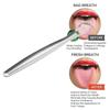 4/5Pcs Stainless Steel Useful Tongue Scraper Cleaner Reusable Fresh Breath Cleaning Coated Tongue Oral Hygiene Care Tools
