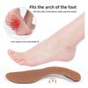 Leather Childrens Arch Insole Flat Foot XO Leg Support Orthopedic Pad Shock Absorbing Breathable Full Foot Pad