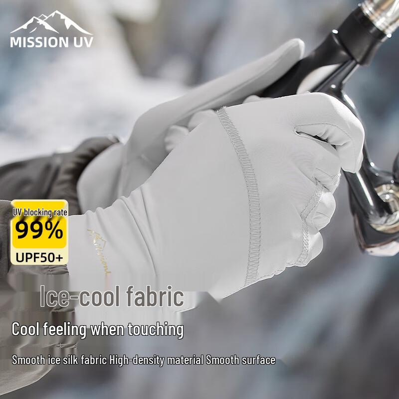 Men's UV Protection Ice Silk Outdoor Gloves