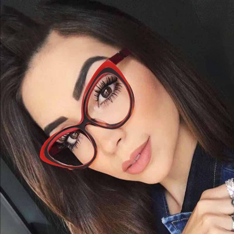 Fashion Cat Eye Glasses Women Reading Glasses Men Hyperopia Computer Reading Glasses Blue Light Readers Diopter +1.0~+4.0