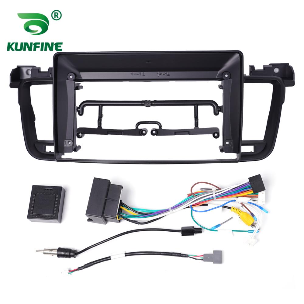 Car GPS Navigation Stereo For Peugeot 508 2012-2016 Radio Fascias Panel Frame Fit 2Din 9 inch In Dash headunit screen