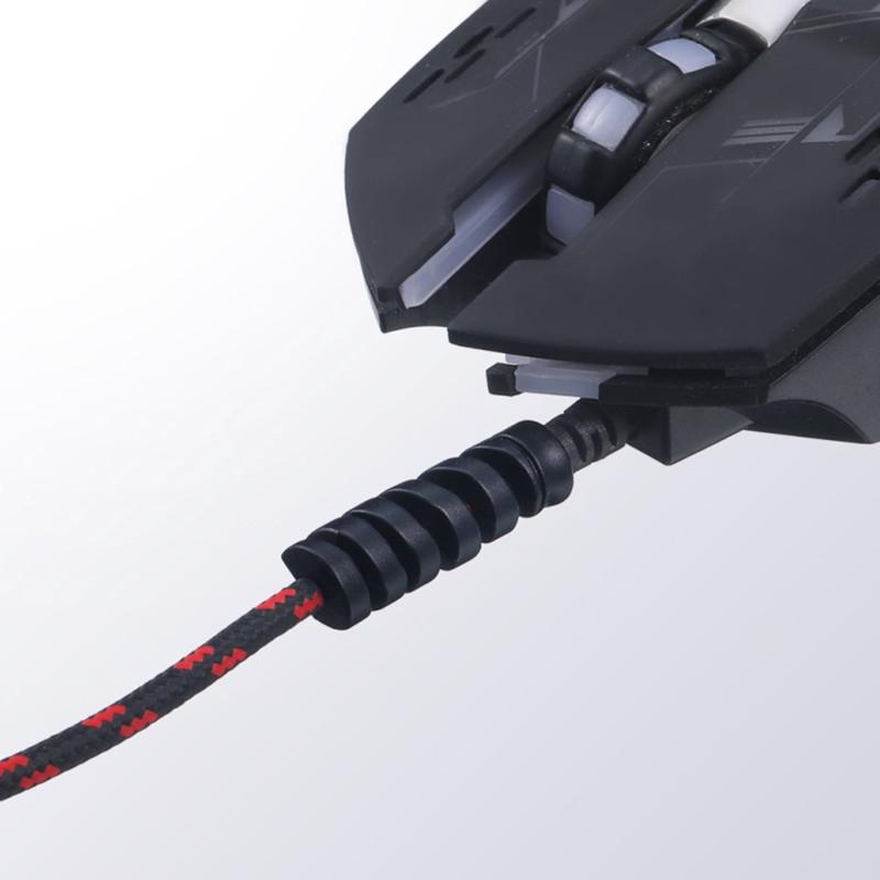 10pcs/set Spiral USB Data Charging Cable Earphone Line Cord Protector Silicone Case Cover Prevent The Phone Charging Cable From Breaking