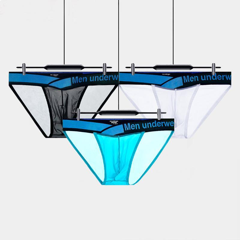 Men's Ultra-Thin Breathable Triangle Briefs & Sexy Translucent Leggings