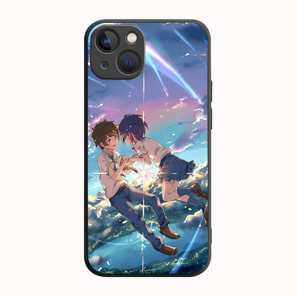 B-32 Your Name  Black Case for Redmi 10A 10C 12C 13C 9A 9C 9T A3X Note 10 9 9S 10S iPhone 11 12 13 14 15 16 X XS Pro Max Mini 7 8 Plus XR