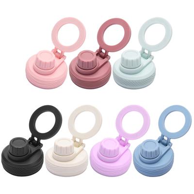 Tapa de botella con doble aislamiento al vacío y anillo magnético, a prueba de fugas, para deportes al aire libre.