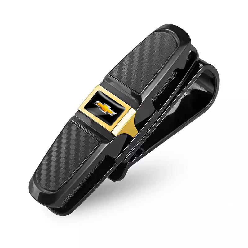 Clip para Gafas de Parasol de Coche ABS Sujetador Rápido para Tarjetas y Tickets Para Chevrolet Cruze Malibu Colorado Suburban Equinox Blazer Trax Camaro