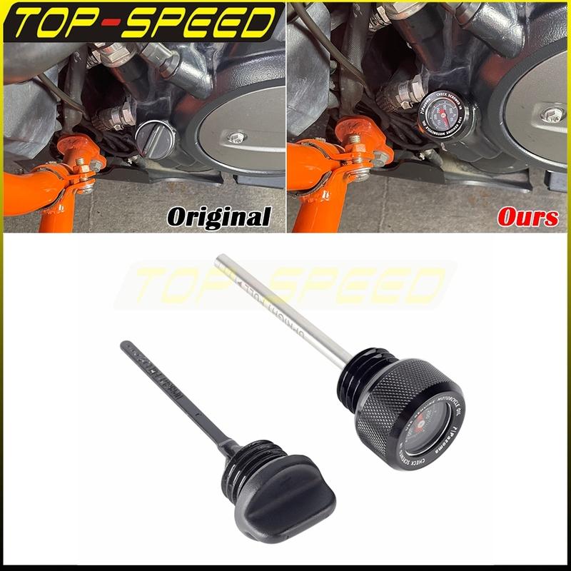Motorcycle Oil Temperature Dipstick RA1250 Oil Plug Temp Gauge For Harley Pan America 1250 Sportster S 1250 Nightster 975 21-Up