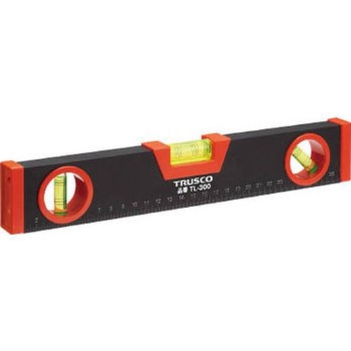 TRUSCO Aluminum Level, Box Type, with Magnet, 600mm, Horizontal, Vertical, and 45 Angle, TL-600M