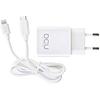 Chargeur USB-C - DCU TECNOLOGIC - Type C PD 18W - Compatible Lightning - 1m - Protection surintensité