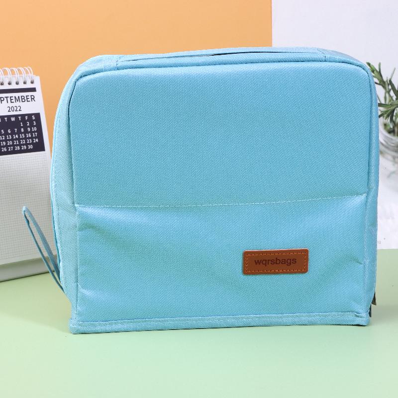 

Large-capacity Portable Cosmetic Bag Vertical Desktop Storage Multifunctional Cosmetic Storage Bag Stationery Pen Storage Bag синій
