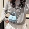 Süße Mädchen Mini-Tasche neue süße gepunktete tragbare kleine quadratische Tasche trendige Umhängetasche