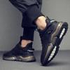 New Shoes for Men Genuine Leather Casual Sport Shoes Youth Autumn Cool Comfortable Sole Black Leather Sneakers