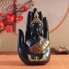 Palm-sized Buddha Sculpture, Resin Crafts, Religious Home Decor Figurine