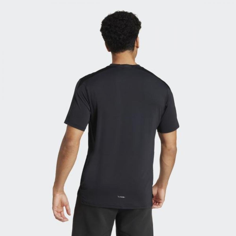 Adidas Unisex D4T InTensiTy Tee FuncTional Climacool ShorT Sleeve T shirT Black