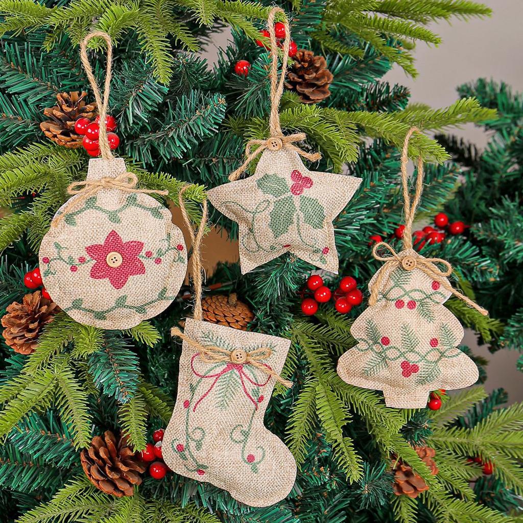 Creative Christmas Tree Hanging Ornaments Holiday Xmas Tree Decorative Pendant For Wedding Party