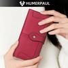Women Wallet Long Leather Wallet Large-capacity Multi-card Clutch Wallet with Photo Window Coin Purse