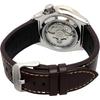 Seiko 5 Sports SKX Series GMT Automatic Mechanical Watch Black Brown Leather Men's Made in Japan