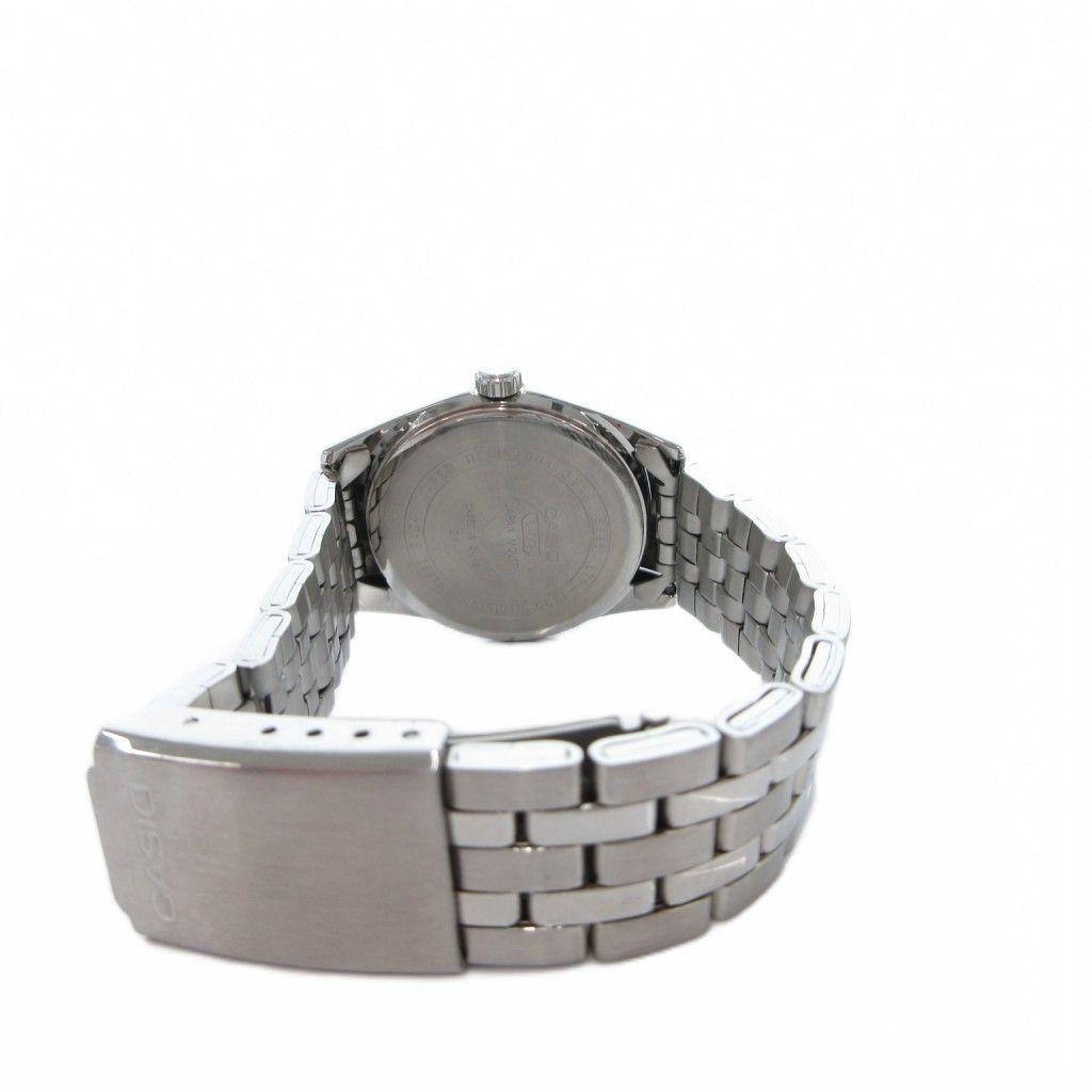 Used Casio CASIO Collection STANDARD Wristwatch Analog Day Date Quartz Dial Black Silver Color LTP-1335DJ-1AJF /FF