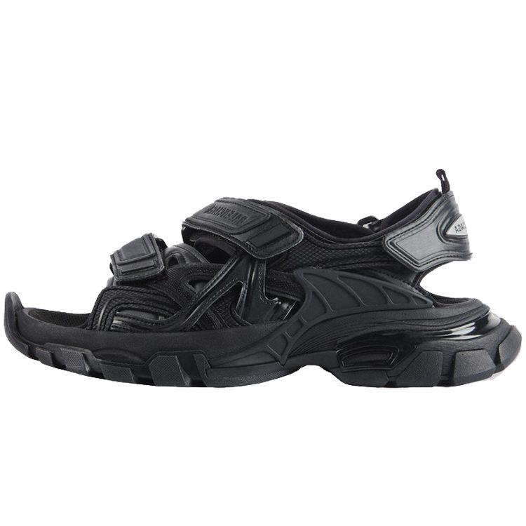 Balenciaga Track Sandal 'Triple Black' Women's 617543W2CC11000