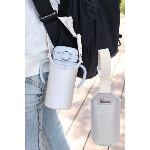 MRGnp Water Bottle Cover for 350ml Baby Mug, Compatible with Thermos Baby Straw Mug (350ml), Neoprene, with Easy-Removal Buckle, Washable, Hand Washab