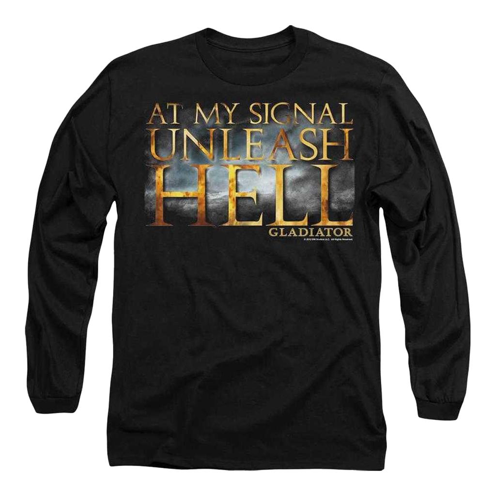 Gladiator Mens Unleash Hell Long-Sleeved T-Shirt