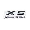 3D ABS Adhesive Black Letter Badges for Trunk Emblem Suitable for BMW X5 E53 E70 F15 G05 Models XDrive28i 30i D 35i 40i 48i 50i Zw6