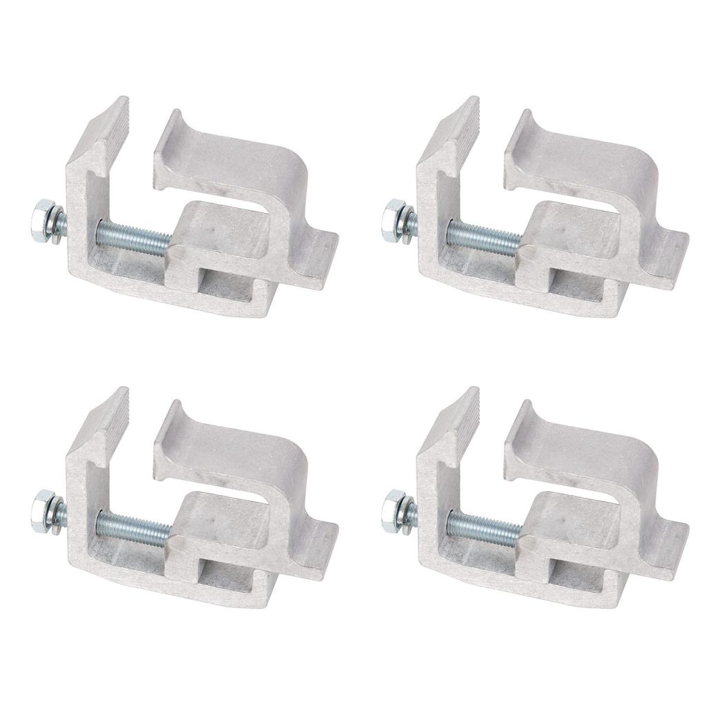 Set of 4 Utility Rail System Mounting Clamp for Truck Cap Heavy Duty Fixing TL‑2002