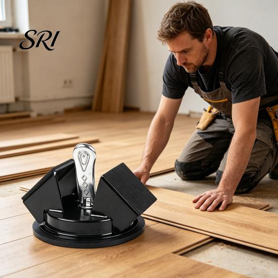 Hardwood Floor Gap Fixer Suction Cup Double Sided 45 Degree Strike Side Heavy Duty Closer Metal Body Laminate Repair Tool Vacuum Lock